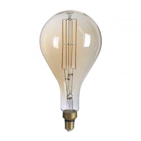 E27 - Bec led PS160, soclu E27, sticla aurie, dimabil, 8W, alb cald, Optonica 1790
