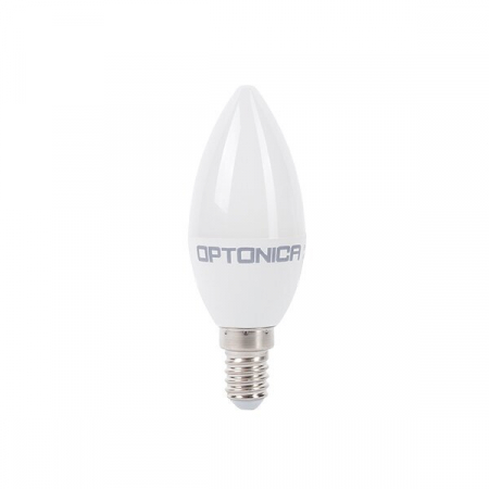E14 - Bec led tip lumanare, soclu E14, 4W, alb cald, Optonica 1454