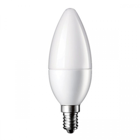 E14 - Bec led tip lumanare, soclu E14, 4w, alb rece, Optonica 1457