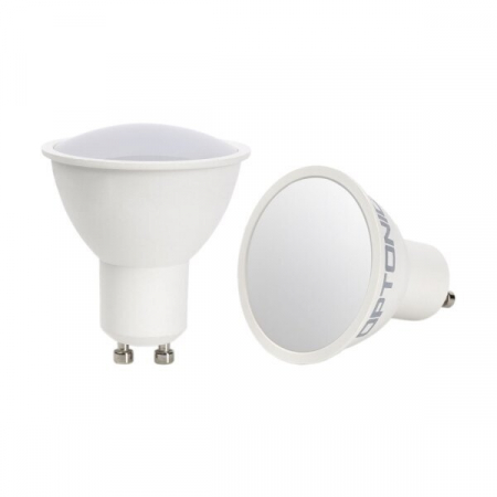 becuri si spoturi led - Bec led tip spot, soclu GU10, unghi 110°, 6.5W, alb rece, Optonica 1904