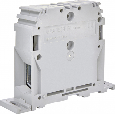Cleme sir cu suruburi - Bloc terminal cu 1 nivel, 185mmp, ESC-GPA.150/FIX, ETI 003903213