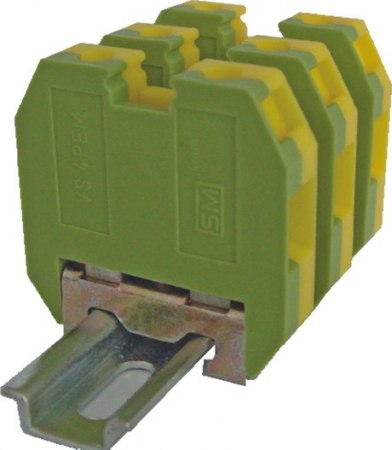 Cleme sir cu suruburi - Bloc terminal cu 1 nivel, 4mmp, VS 4 PEM, ETI 003901455