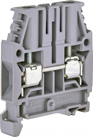 Cleme sir cu suruburi - Bloc terminal cu 1 nivel, ESC-CBC.6, ETI 003903002