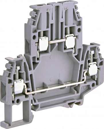 Cleme sir cu suruburi - Bloc terminal cu 2 nivele, 6mmp, ESC2-DBC.4, ETI 003903054