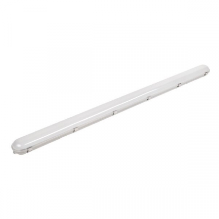 Carcase pentru tuburi led - Carcasa corp iluminat industrial, liniar, cu alimentare printr-un cap pentru tuburi led T8, 1x60cm, Optonica 6656