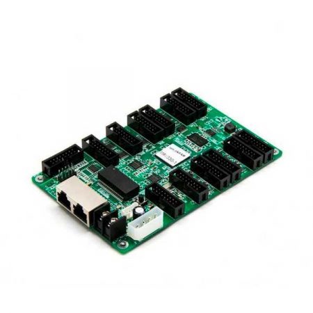 Display-uri LED si efecte scena - Card receptie sincrona cu 16 x HUT75 pentru display led, Optonica 655