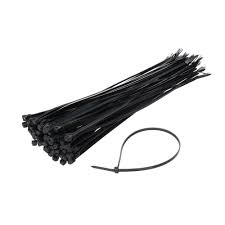 Accesorii electrice - Coliere fixare cabluri 4.8 x 200 mm, poliamida neagra