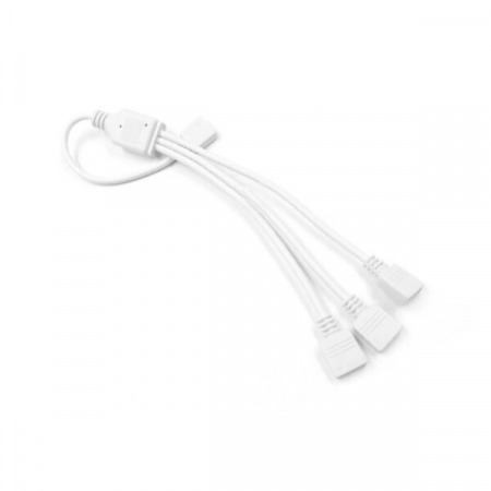 Conector 30cm cu 4 poli, 1 mama la 3 mama, AWG24, Optonica 6514 accesorii led - Conector 30cm cu 4 poli, 1 mama la 3 mama, AWG24, Optonica 6514