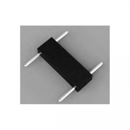 Corpuri led cu sina magnetica - Conector drept in acelasi plan, negru, pentru sina, Optonica 5483