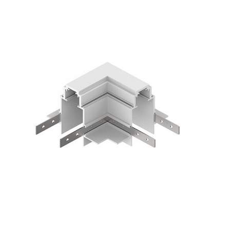 Conector drept R35-B, pentru sina R35, alb, Optonica 5258 [2]