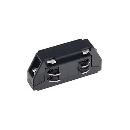Corpuri led cu sina - Conector mini drept pentru sina led, 3 faze, corp negru, Optonica 5012