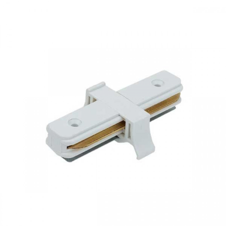 Corpuri led cu sina - Conector sina led, in linie, 1 faza, corp alb, Optonica 5157