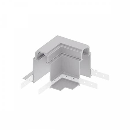 Corpuri led cu sina magnetica - Conector unghi drept interior 90°, pentru sina R35, alb, Optonica 5253