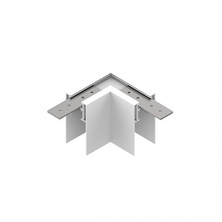 Corpuri led cu sina magnetica - Conector unghi drept interior 90°, pentru sina S35, alb, Optonica 5249