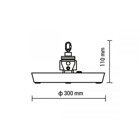 Corp ilumina led industrial tip UFO, Osram, 5 ani garantie, 100W, alb rece, Optonica 8140 [2]