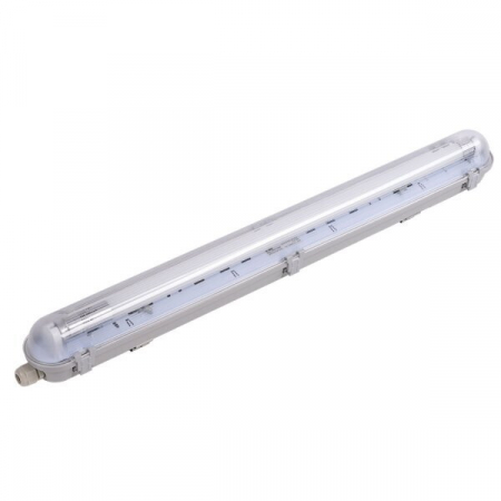 Carcase pentru tuburi led - Corp iluminat led industrial, echipat cu tub led T8, 18W, alb rece, Optonica 6735