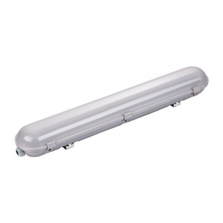 Carcase pentru tuburi led - Corp iluminat led industrial, IP65, echipat cu tub led, si kit emergenta, 55W, 1x150cm, alb rece, Optonica 6711