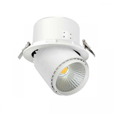 incastrate - Corp led COB, incastrat, orientabil, Citizen, 35W, alb rece, Optonica 3237