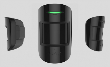 Sisteme alarma Ajax - Detector wireless prezenta si geam spart Ajax CombiProtect