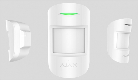 Detector wireless prezenta si geam spart Ajax CombiProtect [1]