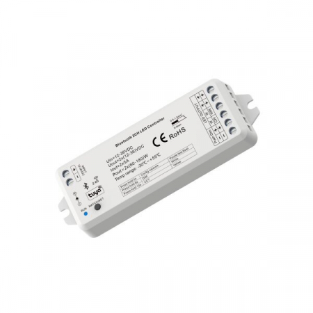 dimmere led si controllere - Dimmer led radio & Tuya & bluetooth, 2 canale, 12-36Vdc, 5A/canal, Optonica 6384