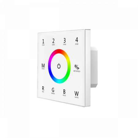 dimmere led si controllere - Dimmer led RGBW DMX, cu telecomanda, Optonica 6362