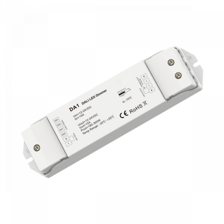 dimmere led si controllere - Dimmer led12-24vdc, 1 canal x 15A, control DALI, pentru spatii false, Optonica 6371