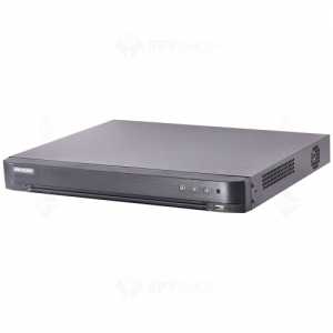 DVR Inregistrator analogic - DVR HDTVI Turbo HD Hikvision PoC DS-7204HUHI-K1/P, 4 canale, 5 MP