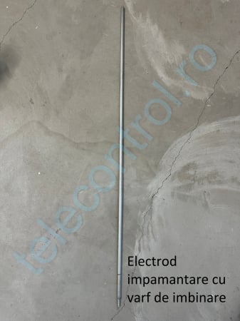 sisteme montaj fotovoltaice - EOL Electrod impamantare galvanizat varf imbinare 1.5m, Alpha Solar 024