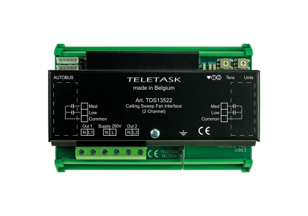 Produse tehnice - Interfață ventilator tavan, Teletask TDS13522