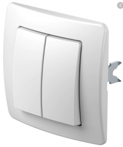 Instalatii electrice - Intrerupator monopolar cu 2 clapete SE50PW