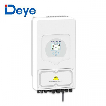 Fotovoltaice - Invertor hibrid 6kw, monofazic 1F, model italian, Deye 9438