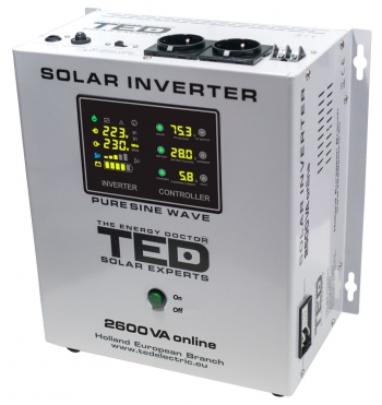 Invertoare solare - Invertor solar pur sinusoidal 2600VA
