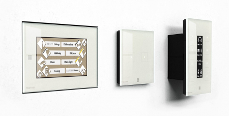 Smart home cablat - Kit de montare încastrată pentru panouri tactile AURUS 4XL, OLED, TFT, TDS90030