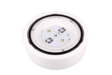 antipanica - Lampa antipanica, aparenta, alba, 3h, 4.5W, mentinut, test manual, lentile spatii deschise/coridor, Intelight 80402