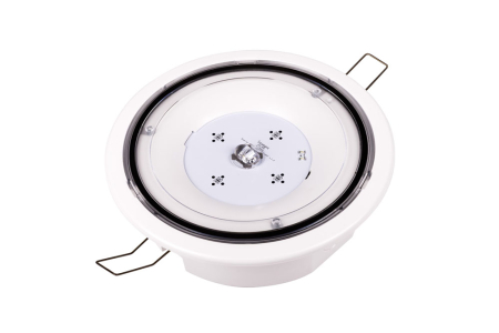 Lampa antipanica, aparenta, alba, 3h, 6.9W, mentinut, test manual, lentile spatii deschise, Intelight 80364 [1]