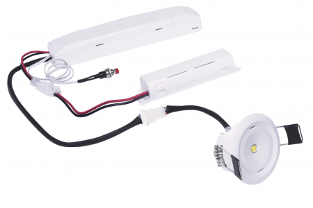 Iluminat led - EOL Lampa antipanica, incastrata, 3h, 3W, mentinut, test automat, Intelight 92166