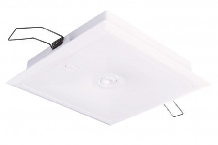 Lampa antipanica pentru centrala baterii, aparenta, 2.5W, test prin centrala de baterii, lentile spatii deschise inalte, Intelight 92869 [3]