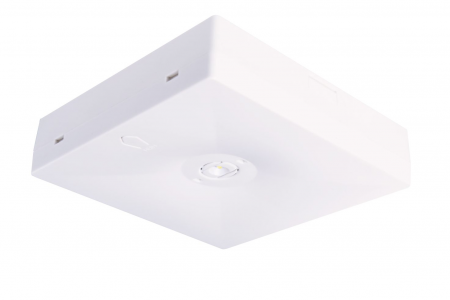 Lampa antipanica pentru centrala baterii, aparenta, 2.5W, test prin centrala de baterii, lentile spatii deschise inalte, Intelight 92869 [2]