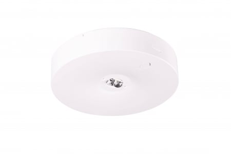 de siguranta - Lampa antipanica pentru centrala baterii, aparenta, 4W, test prin centrala de baterii, lentile spatii deschise, Intelight 91760