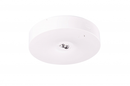 de siguranta - Lampa antipanica pentru centrala baterii, aparenta, 4W, test prin centrala de baterii, lentile spatii deschise, Intelight 91770