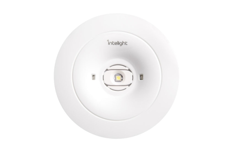 Lampa antipanica, spot incastrat alb, 3h, 4W, mentinut, test manual, lentile spatii deschise,  Intelight 83014 [1]