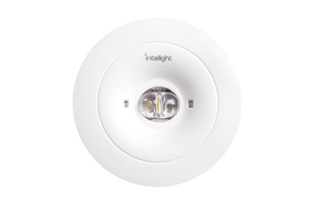 Lampa antipanica, spot incastrat alb, 3h, 4W, mentinut, test manual, lentile spatii deschise,  Intelight 83014 [2]