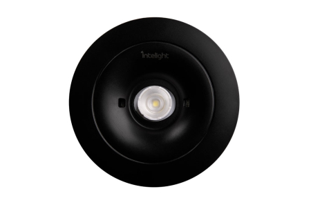 Lampa antipanica, spot incastrat negru, 3h, 4W, mentinut, test manual, lentile spatii deschise,  Intelight 83514 [1]