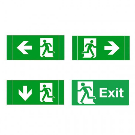 Lampa emergenta EXIT, aplicata, cu 1 fata vizibila, 3 ore, 4W, IP65, Optonica 7201 [1]