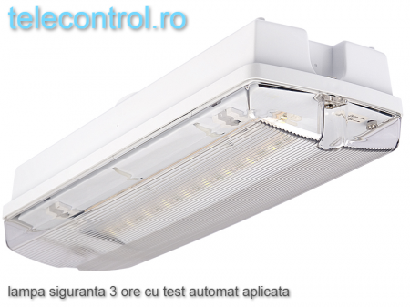 Lampa siguranta aplicata, IP65, 3h, mentinut, test automat, 4W, Intelight 99905 [0]