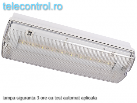 Lampa siguranta aplicata, IP65, 3h, mentinut, test automat, 4W, Intelight 99905 [1]