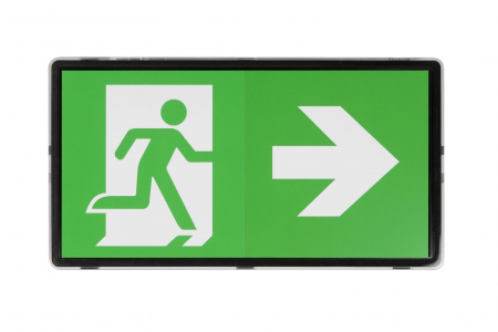 Lampa exit, aparenta, 1ora, 3.5W, permanent, test manual, IP44, lentile spatii largi, Intelight 93677 [3]