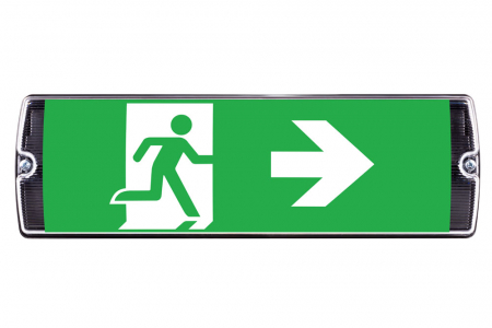 de siguranta - Lampa exit IP65, functionare nementinut, autonomie 3h, test automat, 2W, 5000K, Intelight 89534