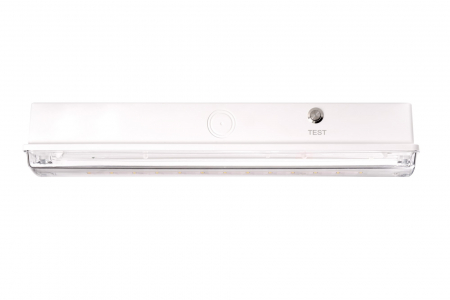 de siguranta - Lampa exit ORION LED II 150, functionare mentinut, 15W, cu autonomie minima de 3h de la caderea tensiunii de retea, cu test automat, rezistenta de incalzire,  Intelight 91525